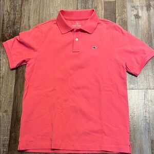 Vineyard Vines Kids Coral Polo Shirt